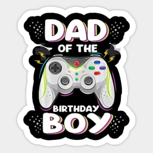 Dad of the Birthday Video Birthday Sticker